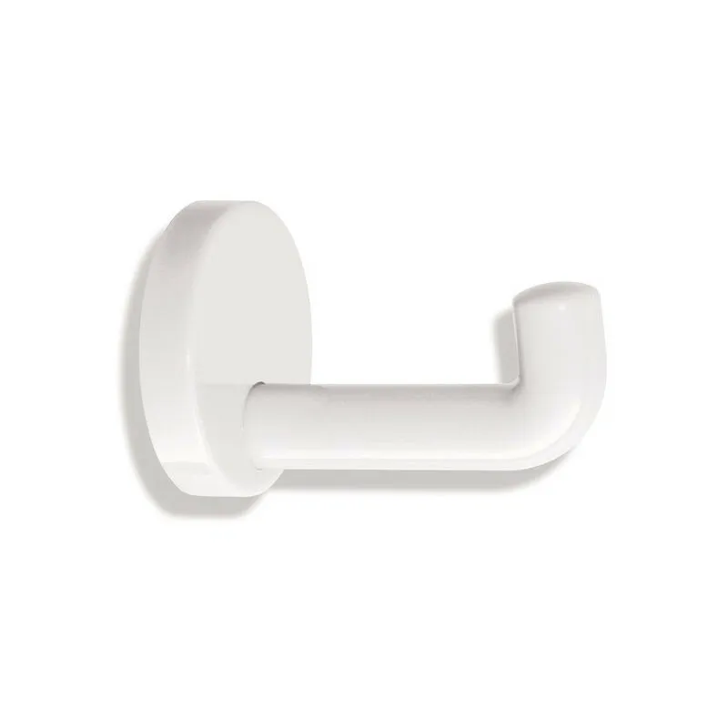 Hewi - Gancio singolo 477.90.030 singolo A.100mm pa bianco puro 99 D.70mm