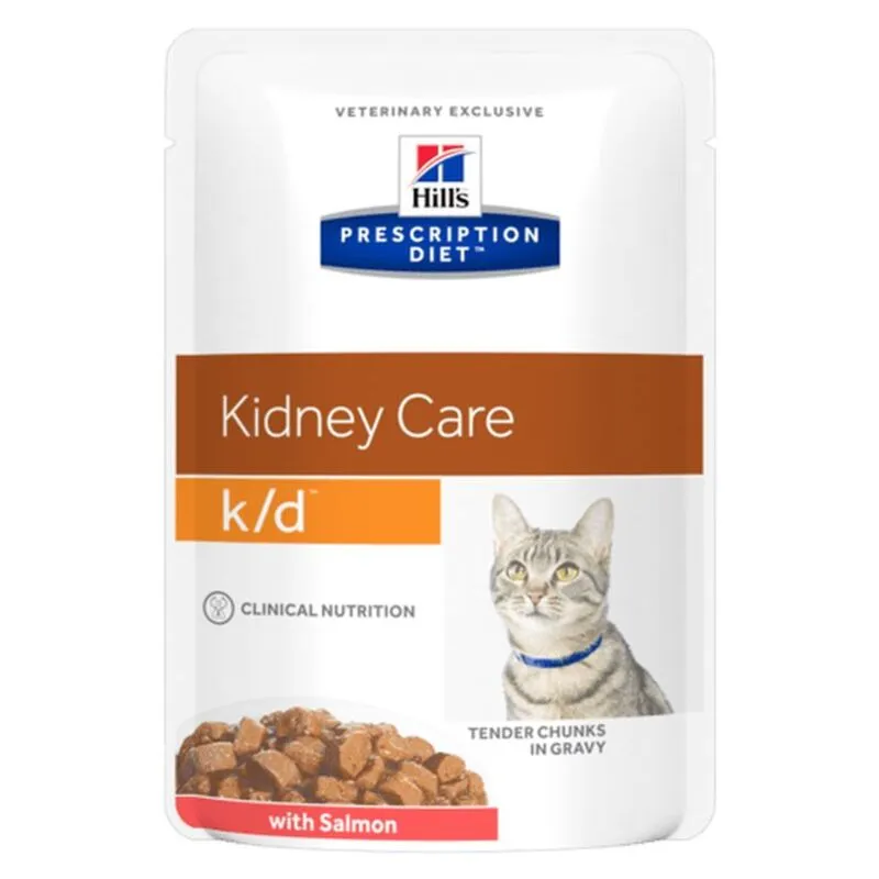 Hill's Gatto Prescription Diet k/d Kidney Care 85gr Salmone