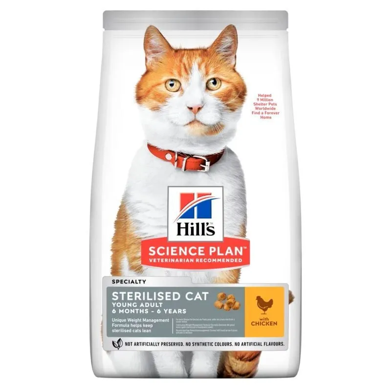  - Hill's Gatto Science Plan Young Adult Sterilised 300gr Pollo