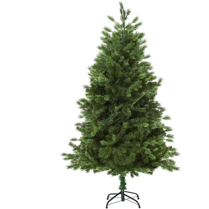 Albero di Natale Artificiale Gigante 150cm Realistico Base Pieghevole - Homcom