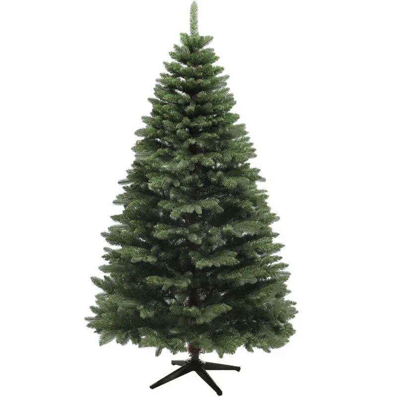 Homcom - Albero di Natale Finto con 1050 Rami e Base Pieghevole Ø120x180 cm