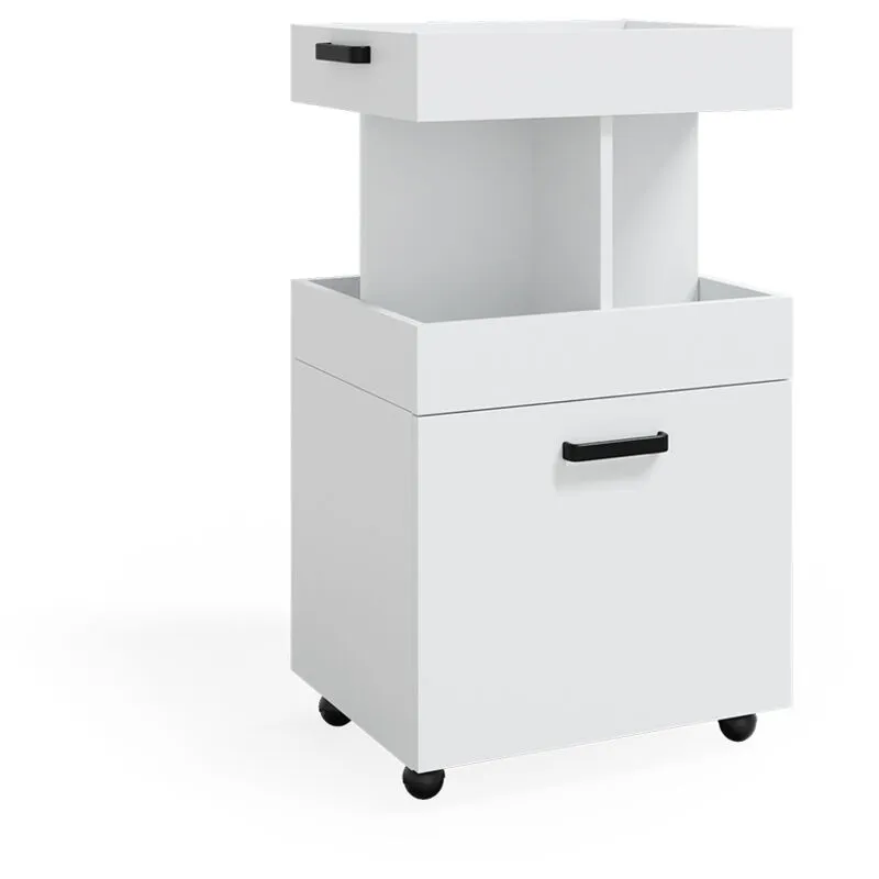  - Carrello cucina Kamber, Bianco, 50 x 88.6 cm