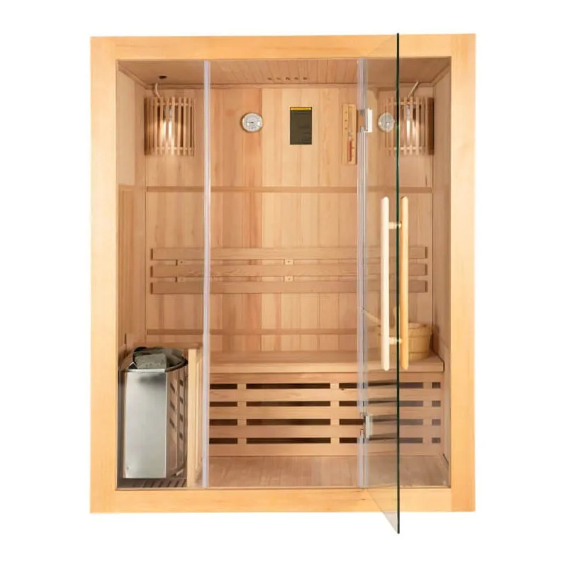  - Sauna tradizionale skyline l - 150 x 120 cm per 3 persone