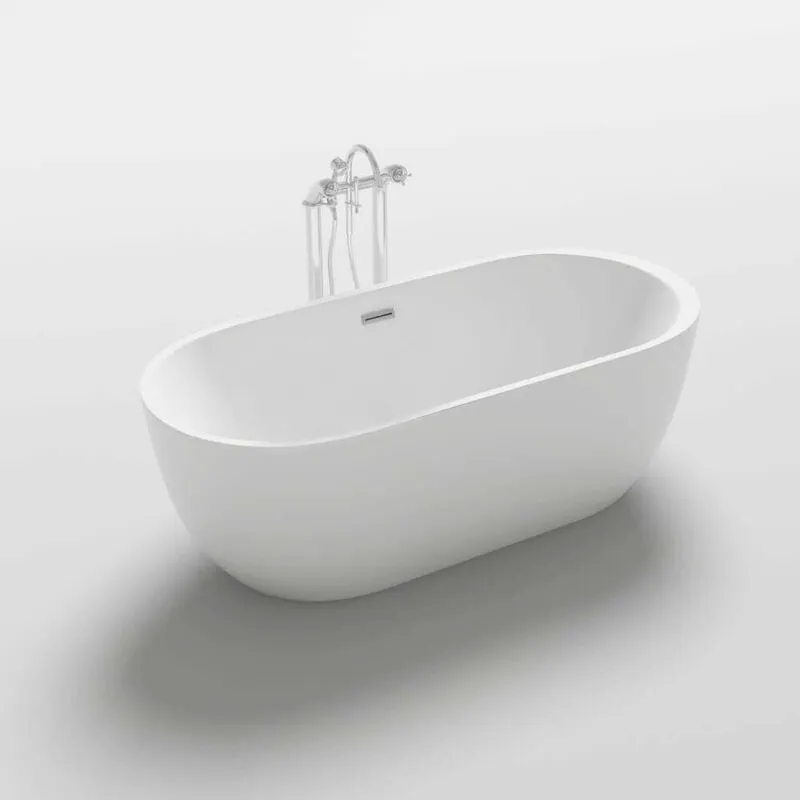 Vasca da bagno centro stanza codo - 170 x 80 cm bianco Colore: bianco - 