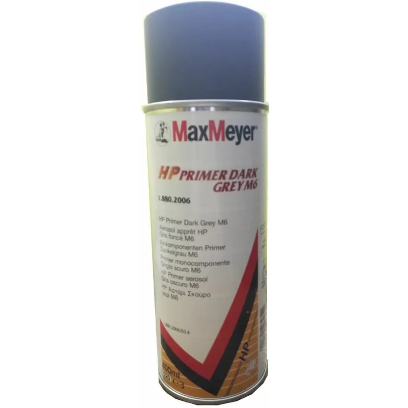 Bomboletta spray hp primer aerosol monocomponente grigio scuro Max Meyer 400ml