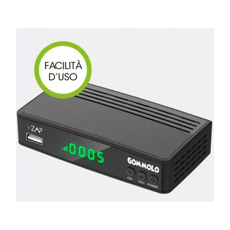 Decoder dvbt2 i-can gommolo- digitale terrestre