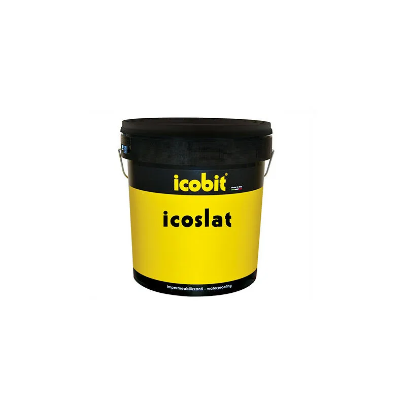 Icoslat - vernice protettiva fissativa trasparente a base di resine acriliche in emulsione acquosa 4 lt Icobit