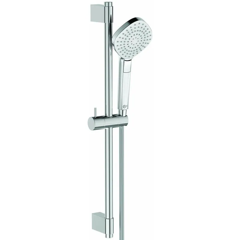 B2238AA Idealrain evo Diamond Asta doccia con doccetta a 3 funzioni, asta murale da 900 mm, cromato - 