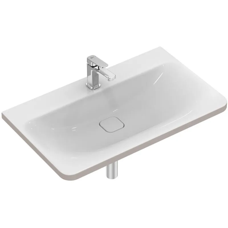  - Tonic 2 lavabo top 1f 80x 50 codice prod: K083901 - Bianco Europa