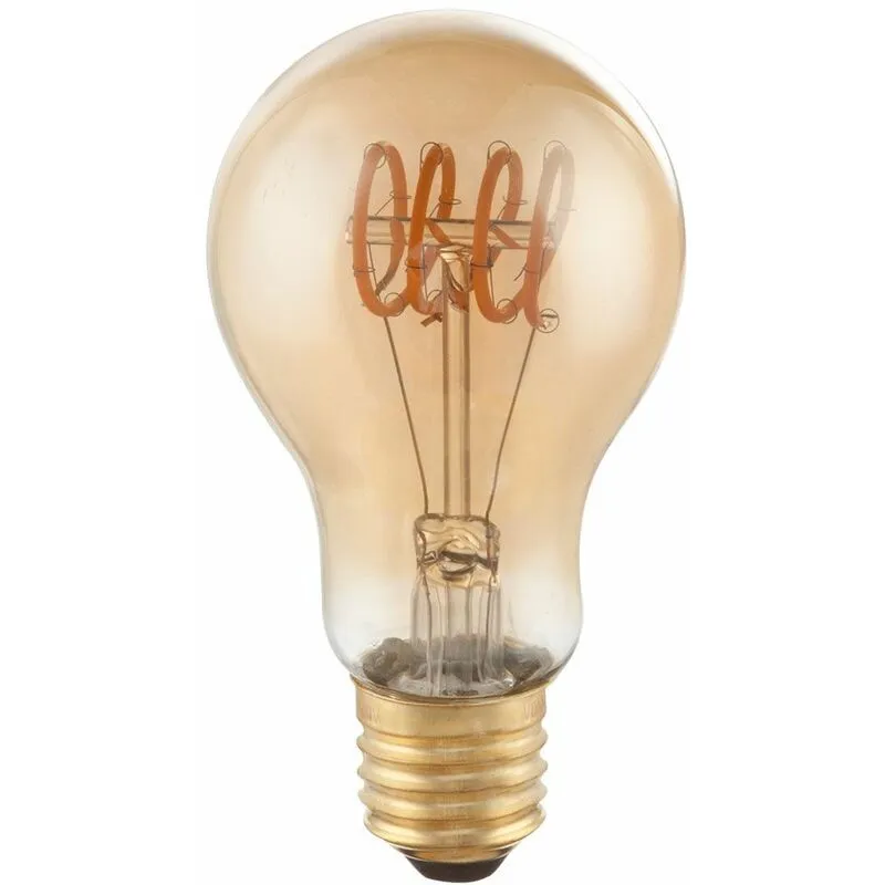  - Lampadina vintage led E27 4 watt Edison vetro ambra 200lm 2000K 11403F