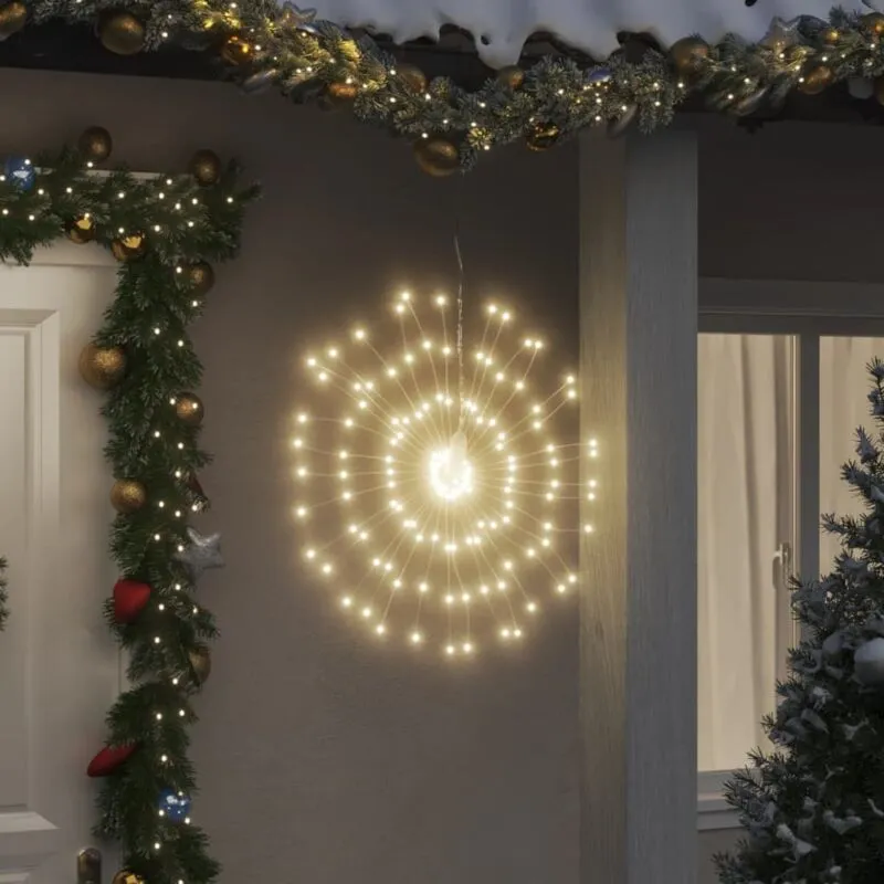 Vidaxl - Illuminazioni di Natale Galassia 140 led 4pz Bianco Caldo 17 cm