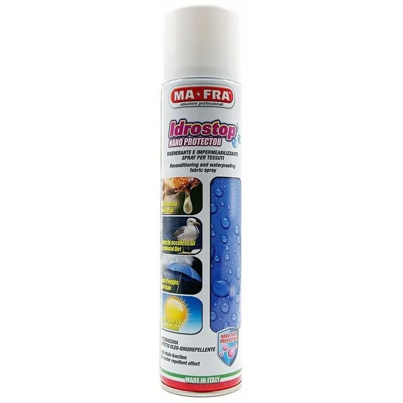 Impermeabilizzante capote Auto idrostop mafra Idrorepellente Spray Tessuti 300 ml