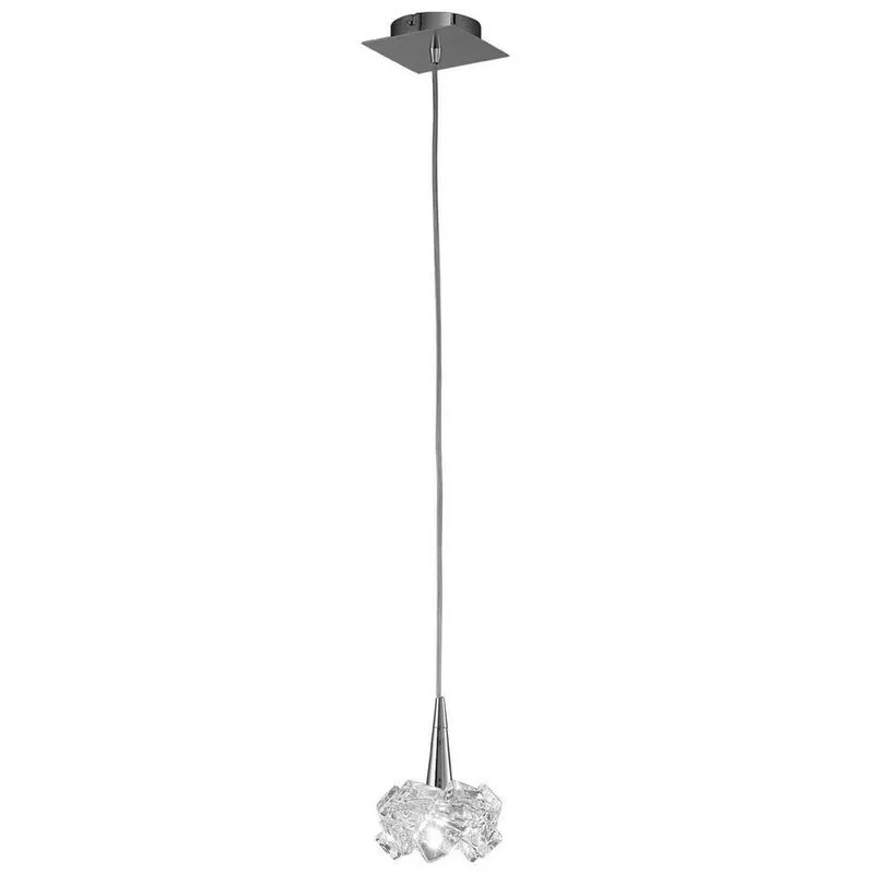 Diyas - Inspired Mantra - Artic - Sospensione a Soffitto 1 Luce G9 Piccola, Cromo Lucido