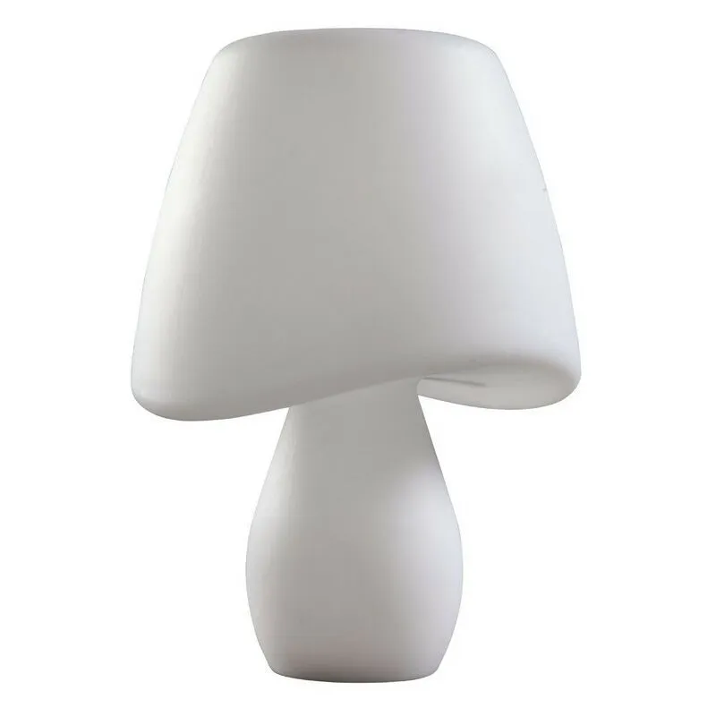 Inspired Mantra - Cool - Lampada da Tavolo 2 Luci E27 da Esterno IP65, Bianco Opalino