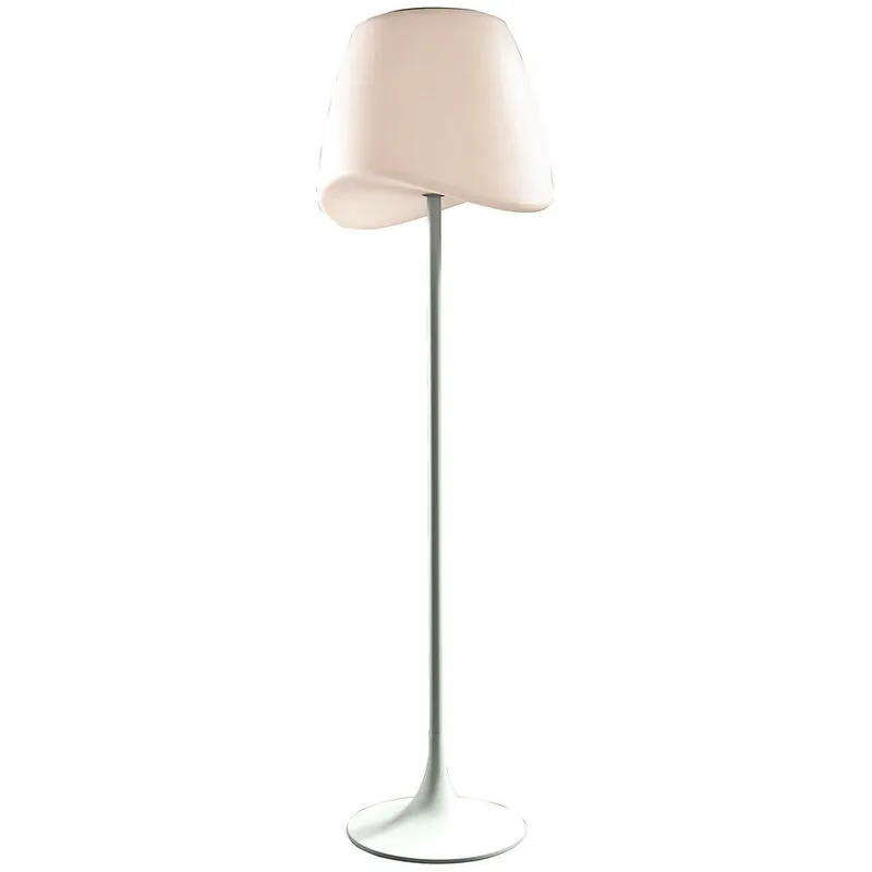 Inspired Mantra Cool Lampada da terra 2 luci cfl da esterno IP65, bianco opaco/bianco opale Peso articolo: 22,5 kg