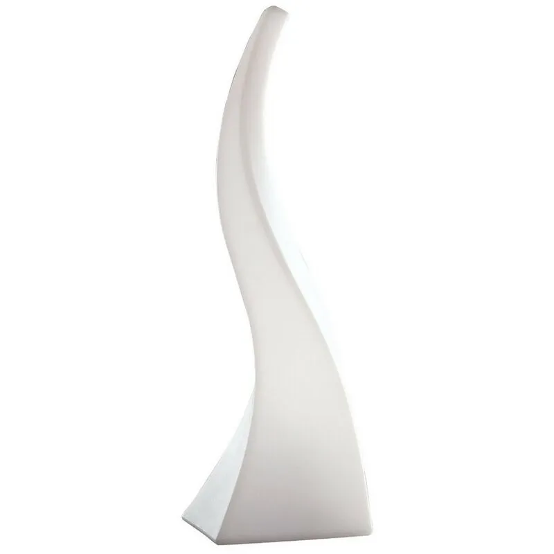 Inspired Mantra - Flame - Lampada da Tavolo 1 Luce E27 Grande da Esterno IP65, Bianco Opalino