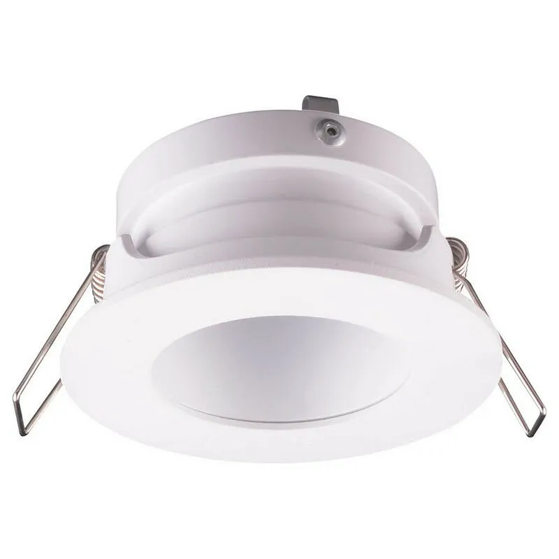 Inspired Lighting - Inspired Mantra Fusion Guincho GU10 Guincho Faretto rotondo GU10 da 8,5 cm, bianco sabbia, ritaglio: 70 mm, portalampada incluso