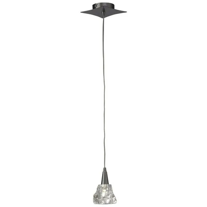 Inspired Mantra - Iku - Sospensione a soffitto 1 Luce G9, Nickel Satinato