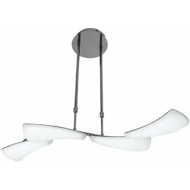 Diyas - Inspired Mantra - Mistral - Telescopica 24W led Line 3000K, 2160lm, Cromo Lucido, Acrilico satinato