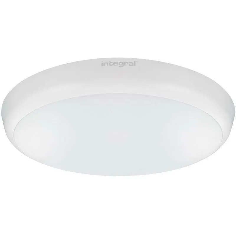 Lampada da parete / soffitto a incasso a led 12W 4000K 1056lm IK10 Bianco opaco IP54 - 