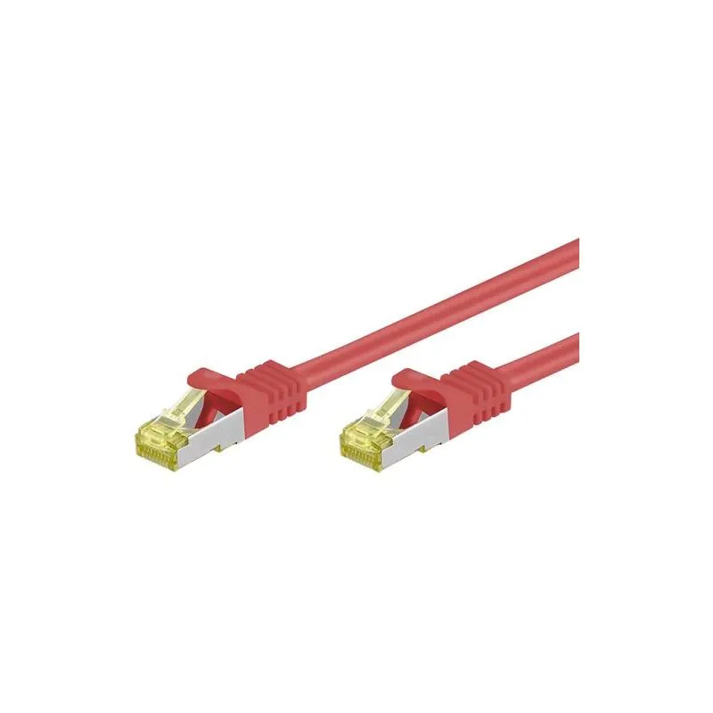 Cavo Patch Cat.7 Plug RJ45 6A s/ftp lszh 5m Rosso - 