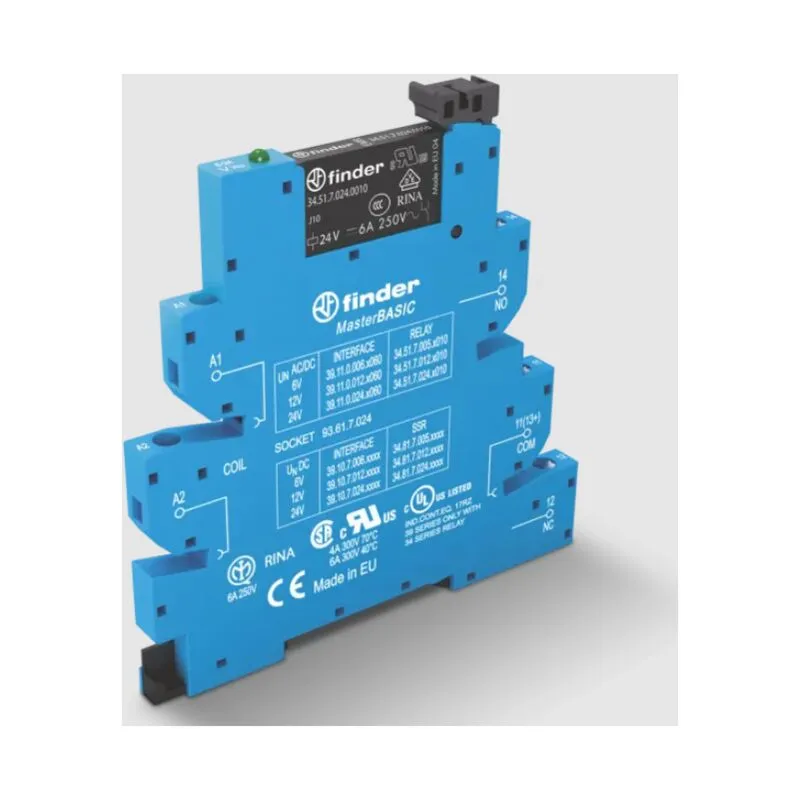 Interfaccia modulare a relé 1 scambio 6A 24V ac/dc  391100240060