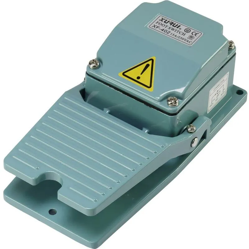 Tru Components - Interruttore a pedale 250 v/ac 15 a, 1 dispositivo di chiusura XF-402 1 pz.
