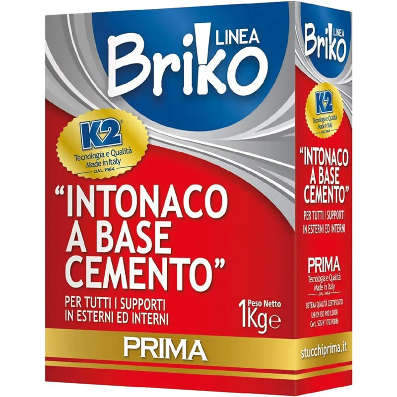 Intonaco cemento 'briko  kg. 4 - in sacchetta (4 pezzi) 