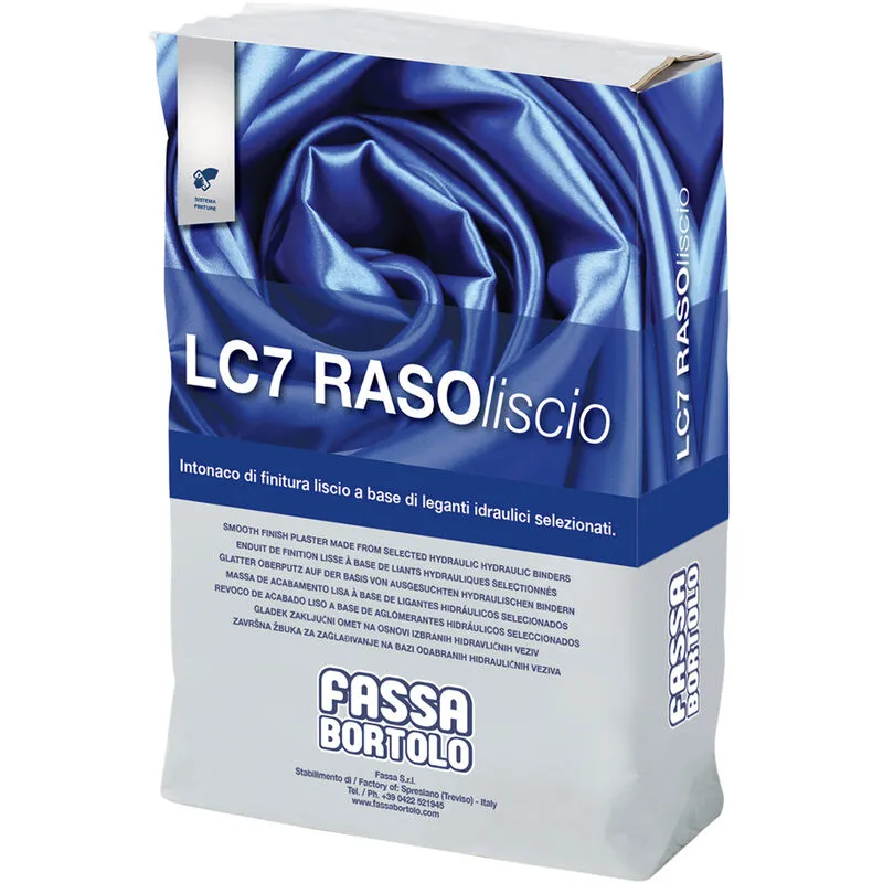 Fassa Bortolo - Intonaco di finitura 'lc7 rasoliscio' kg. 4