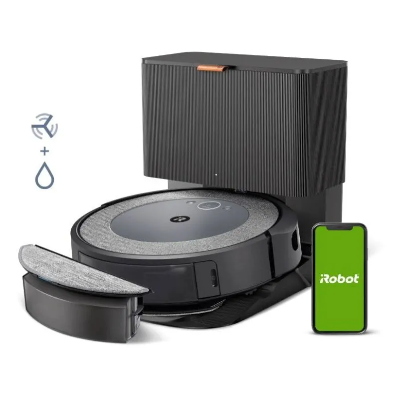 iRobot Roomba Cpmbo I5+ Aspirapolvere robotico senza sacco Grigio