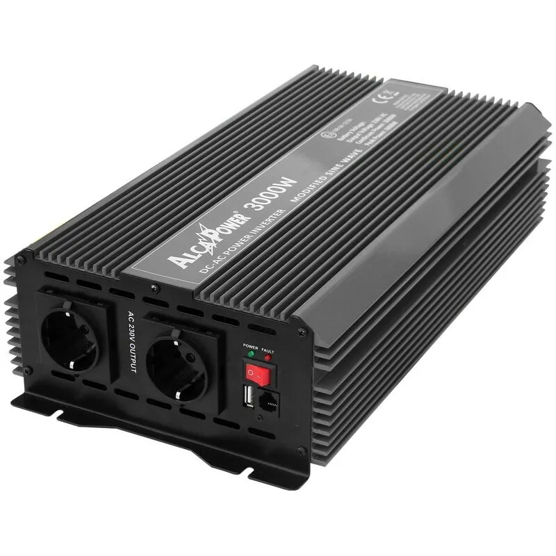 IRS3000-12 INVERTER Alca Power SOFT START 3000W Input 12V DC Output 220V AC