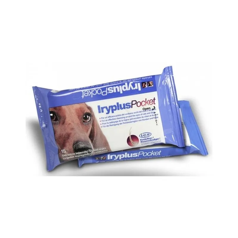 Iryplus Pocket per Cane e Gatto da 20 Salviette - 