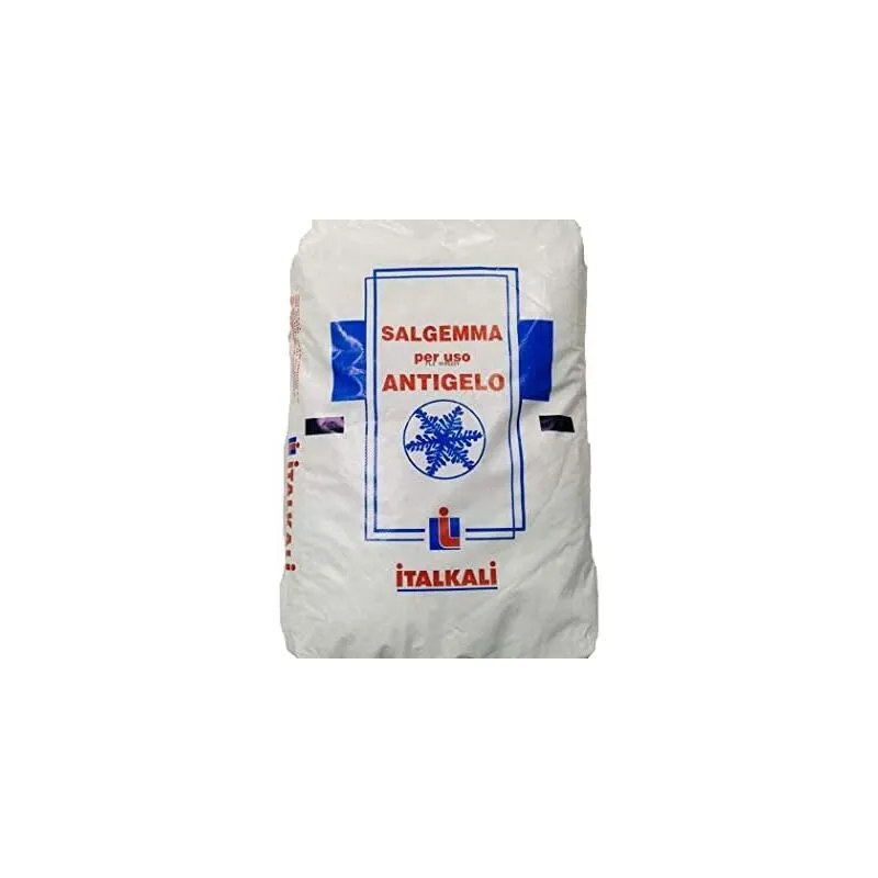 25 Kg sale antigelo salgemma per disgelo stradale sale marino naturale - Italkali