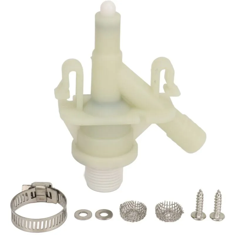 Jeffergarden - Kit valvola acqua wc per camper, 8 pezzi 385311641 Scarico per riparazione wc camper per serie Dometic 300 310 320