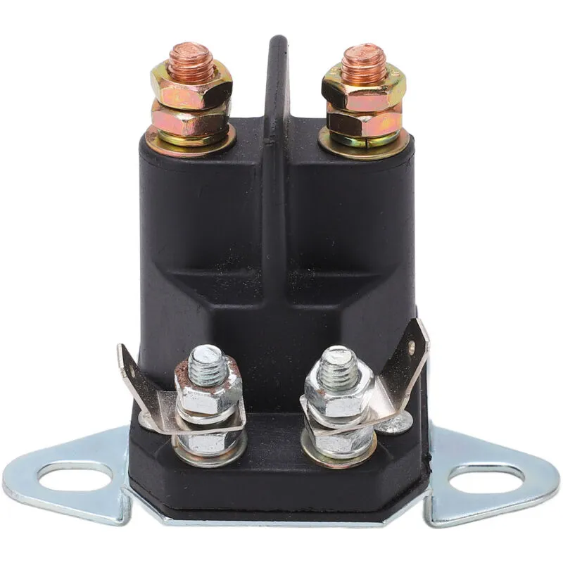 Relè solenoide di avviamento Alloggiamento in abs Bobina di rame Sostituzione del tosaerba per veicolo 12V - Jeffergarden