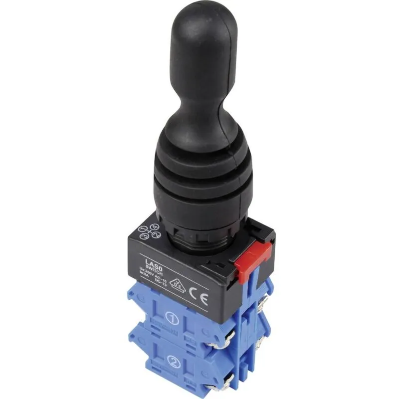 Tru Components - LAS0-K-40C41 Joystick 250 v/ac Leva diritta a vite IP67 1 pz.