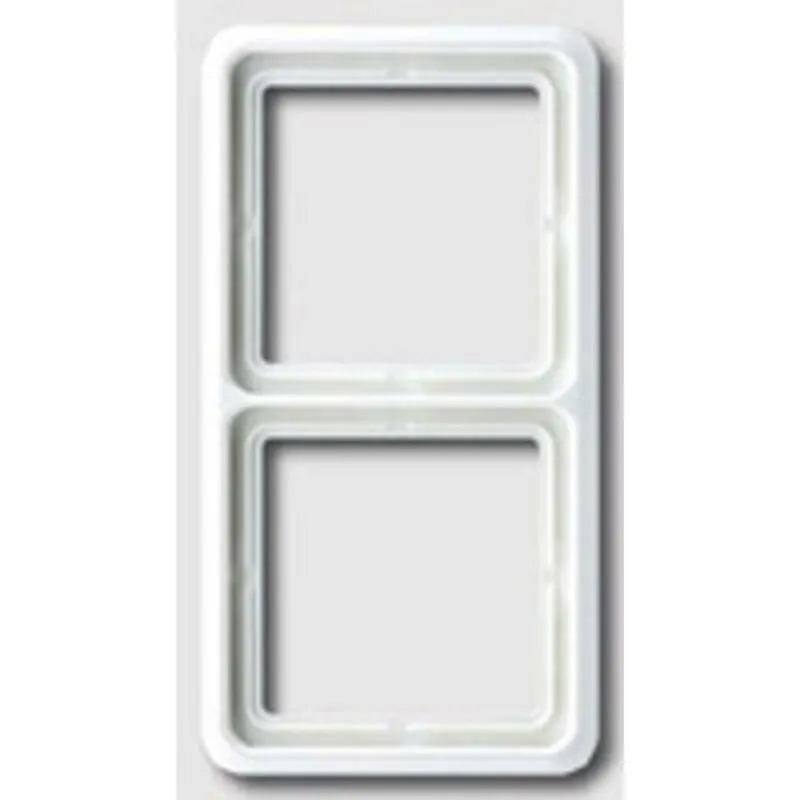  - 2 vie Telaio di copertura Coperchio Bianco crema CD582W 1 pz.