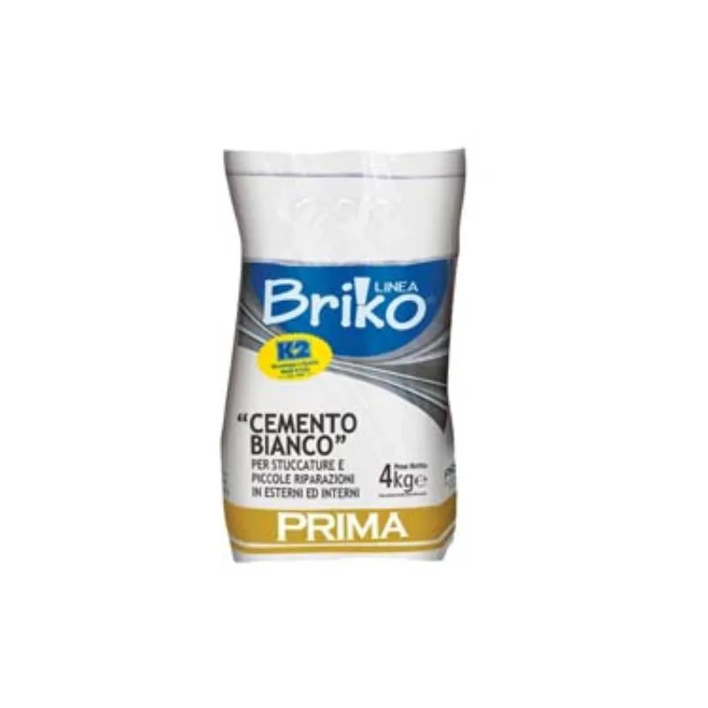 Linea briko cemento bianco - kg.4 in busta 4 pezzi - 