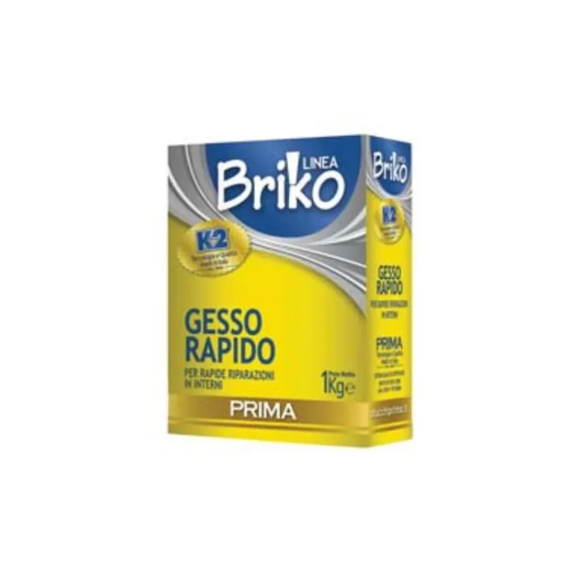  - linea briko gesso rapido - kg.1 in scatola 12 pezzi