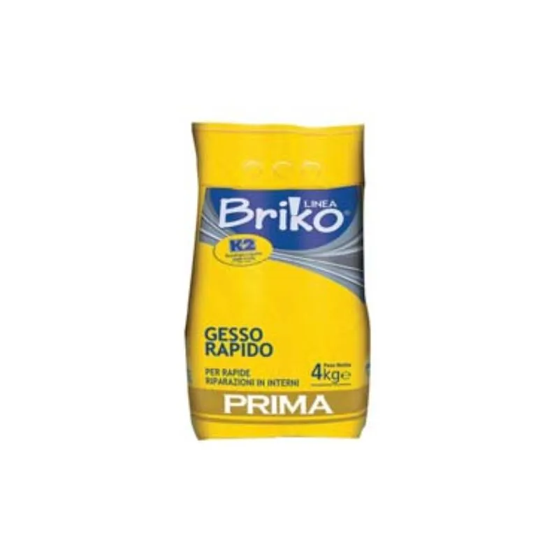  - linea briko gesso rapido - kg.4 in busta 4 pezzi