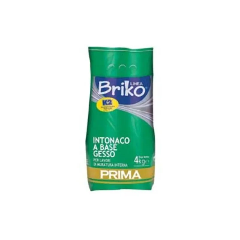 Linea briko intonaco base gesso in polvere rasante - kg.4 4 pezzi - 