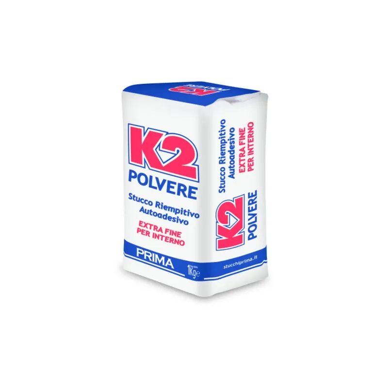 K2 stucco riempitivo in polvere da 1 kg autoadesivo per uso interno edilizia