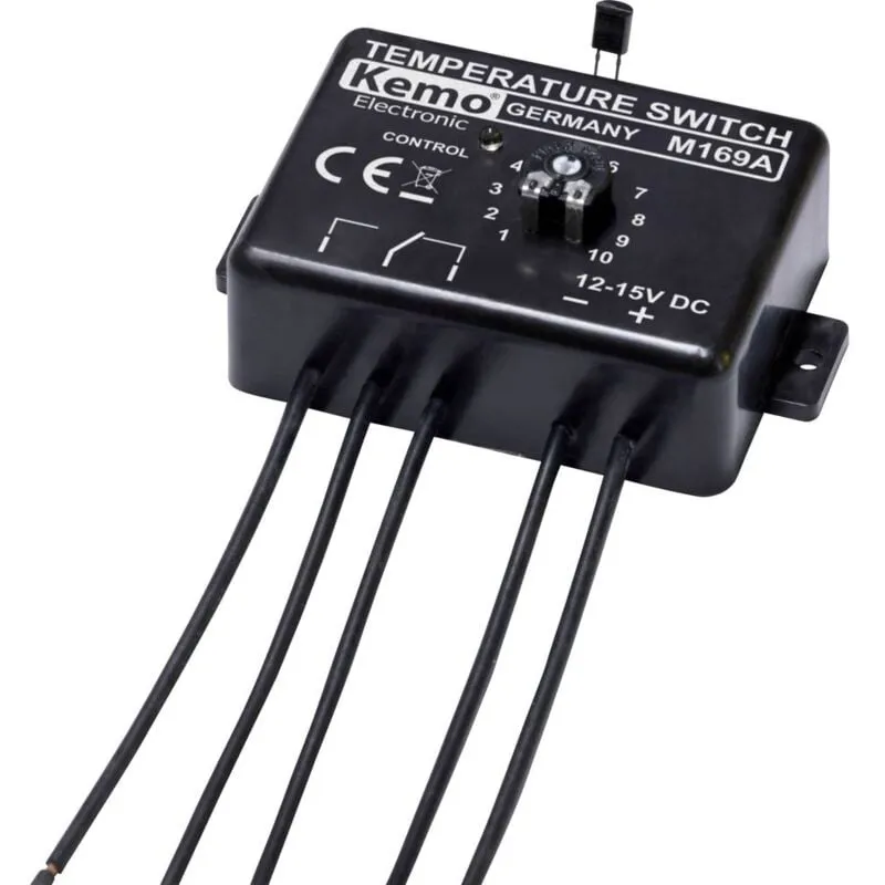  - M169A Interruttore di temperatura Componente sfuso 12 v/dc 0 - 100 °c