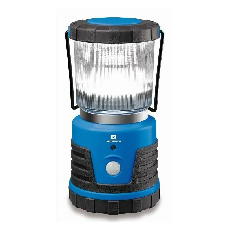 Lampada da Campeggio IP54 a Led a Batteria Con Luce Bianca e Rossa. - Kemper