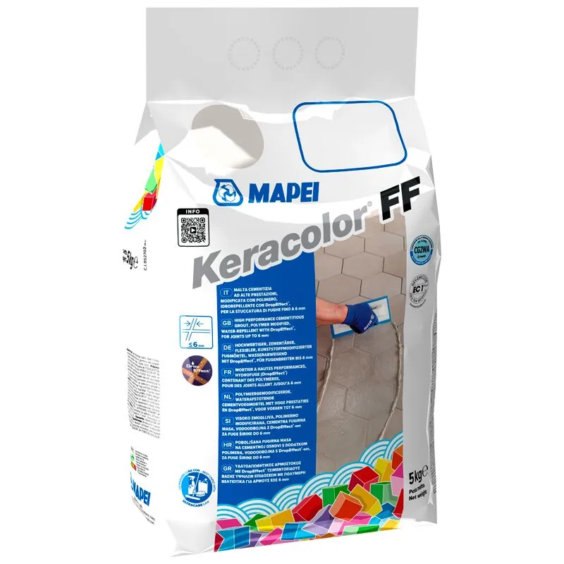 Keracolor 131 ff sacco kg.5 vaniglia stucco fughe pavimenti