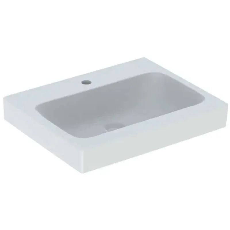 ICon - Lavabo 6x5 cm, senza troppopieno, con foro per miscelatore, bianco 124062000 - 