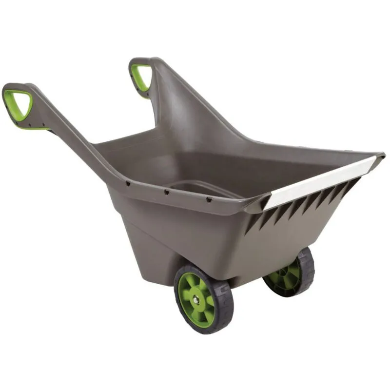 Realbarrow Carriola da giardino da 100 litri, grigio (230461) - 