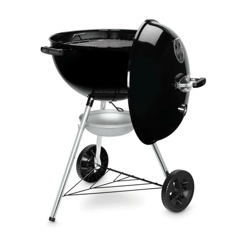 Kettle E-5710 - barbecue a carbone original classic kettle in acciaio con termometro integrato 57 cm nero 