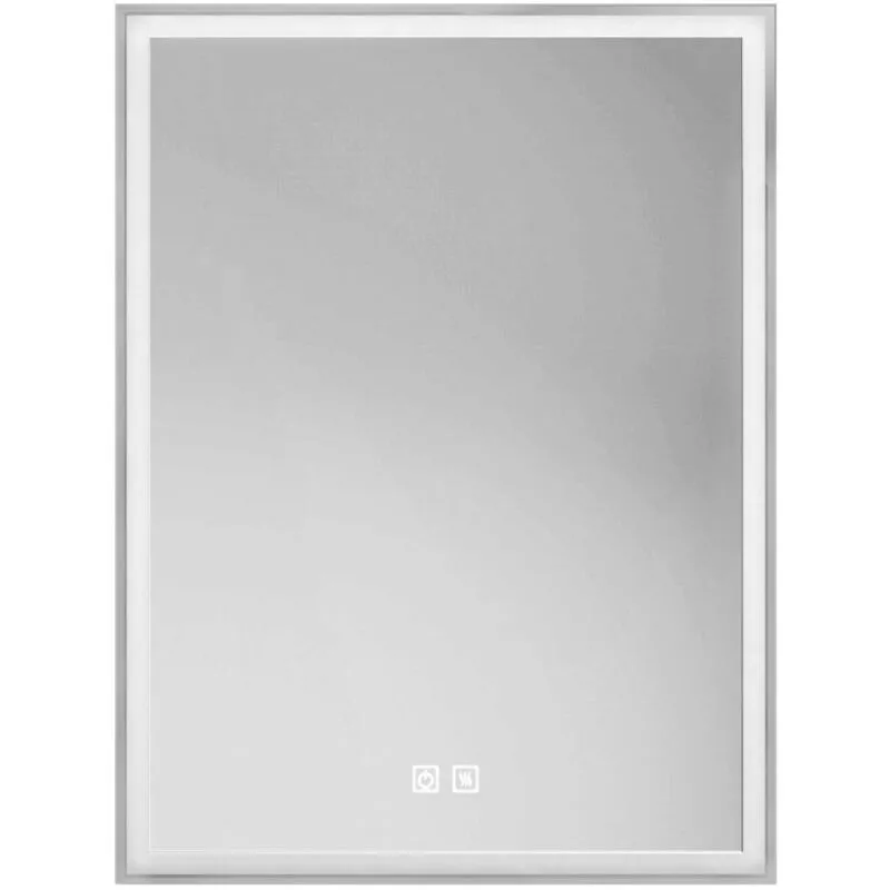 Idolio - Specchio con illuminazione led e riscaldamento, 60x80 cm 50324001 - Kielle