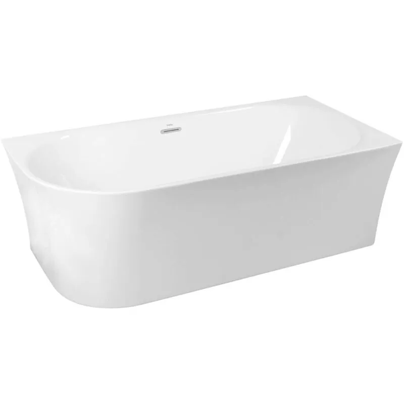 Idolio - Vasca da bagno freestanding ad angolo 170x80 cm, dx, bianco 1122453R0 - Kielle